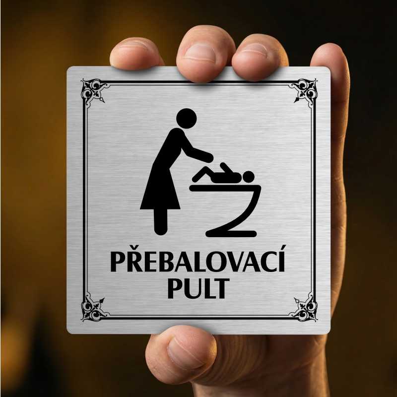 Přebalovací pult, 118x118mm, bílá, Nevada